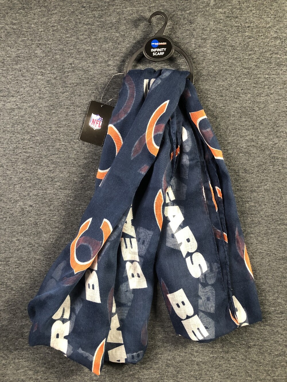 Chicago Bears Navy Infinity Scarf Vintage Y2K NWT